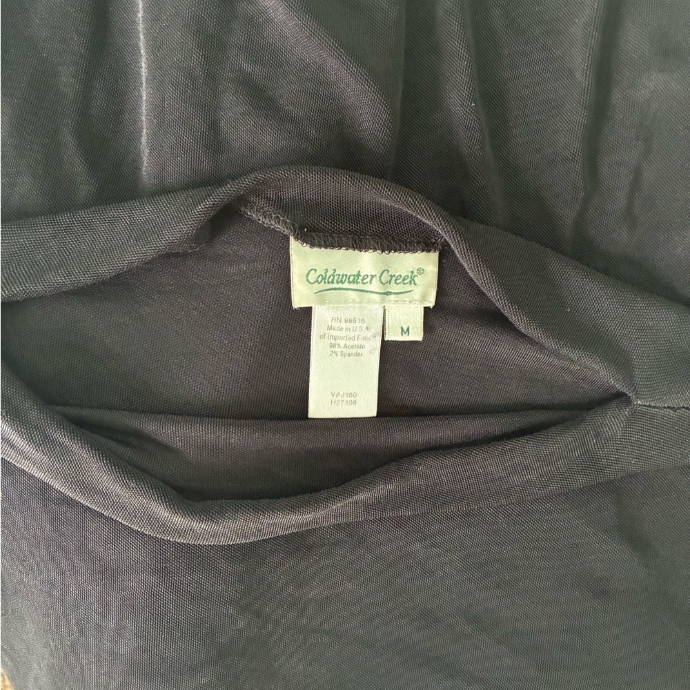 Coldwater Creek Black Long Sleeve Top - Picture 6 of 6